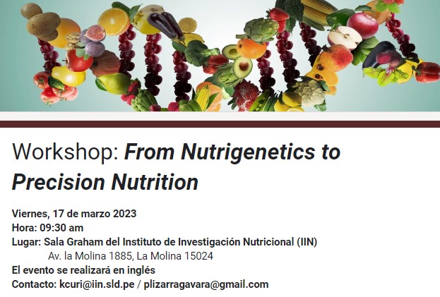 WORKSHOP FROM NUTRIGENETICS TO PRECISION NUTRITION